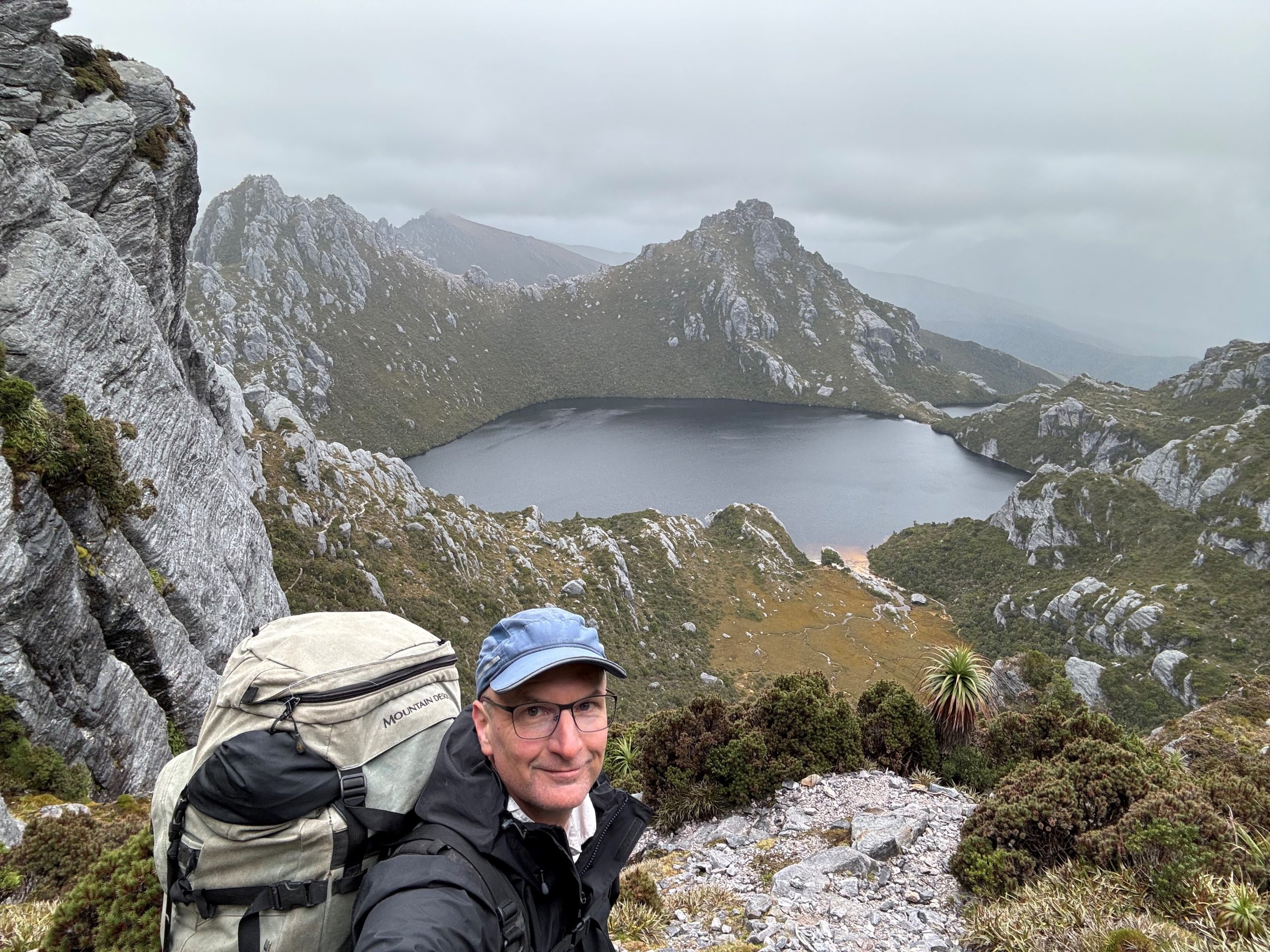 The author on holidays in Tasmania, January 2024